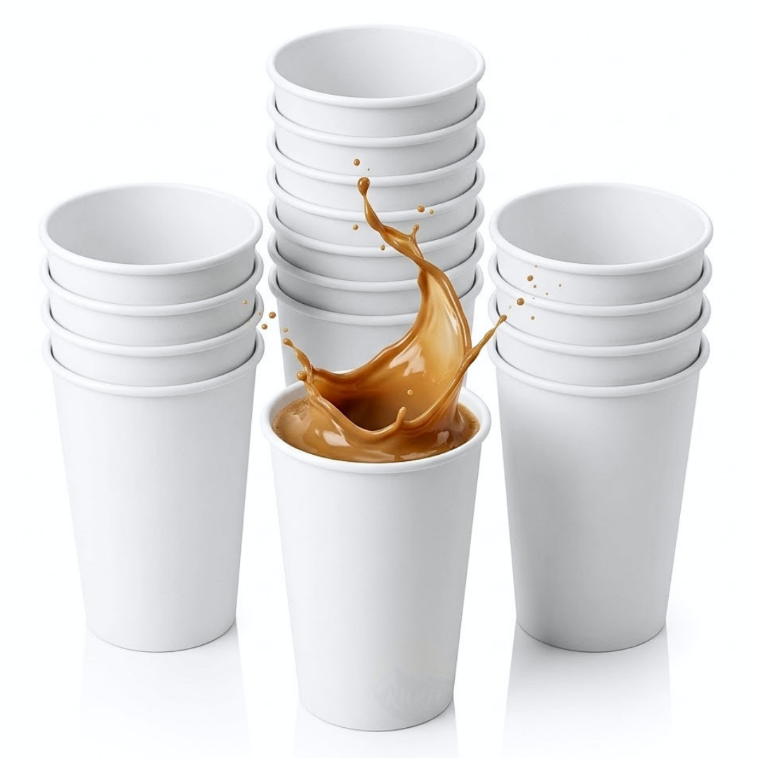 Kaffebægre hvid 300ml 12 oz - 300 stk.