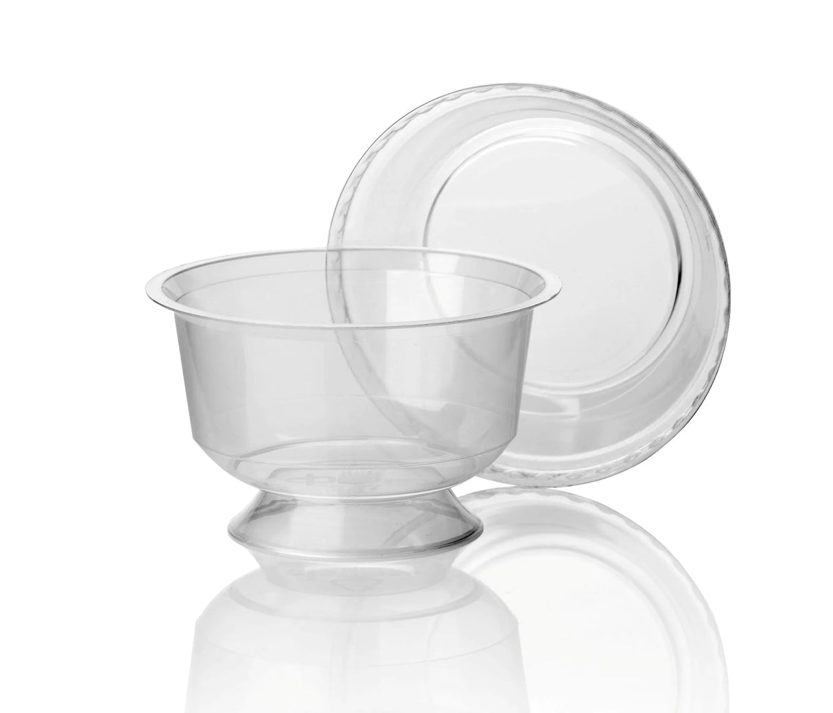PP dessertbæger på fod 95mm - 50 stk.
