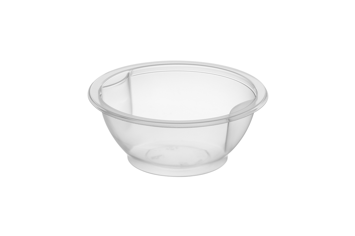 Ronde PP Soepkom / Bowl Transparant Ø 149 mm, sealbaar – 350 of 500 ml – per 50, 100 of 450 stuks