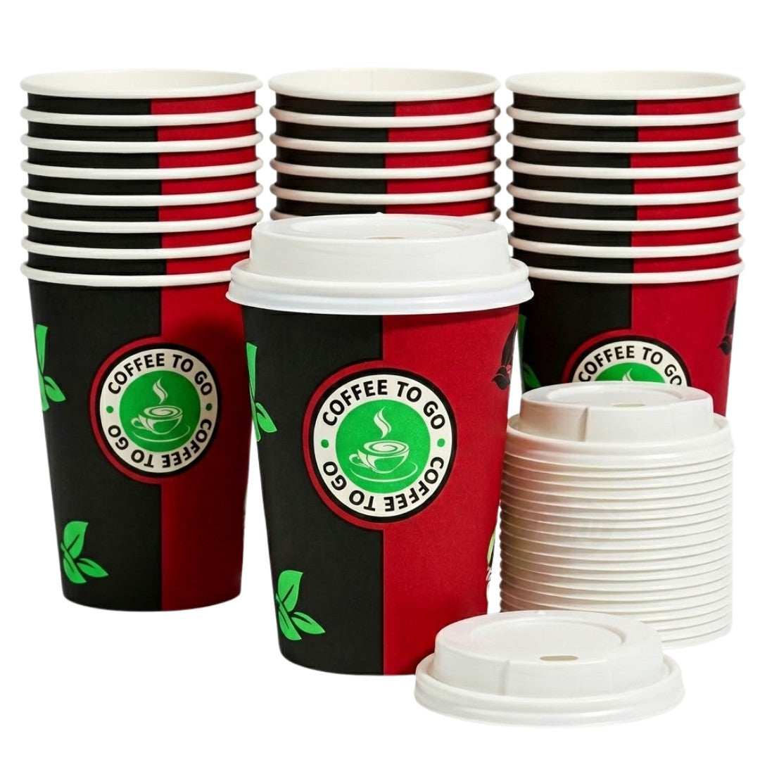 Kaffekrus med PP-låg, 0,2L - 500 stk.