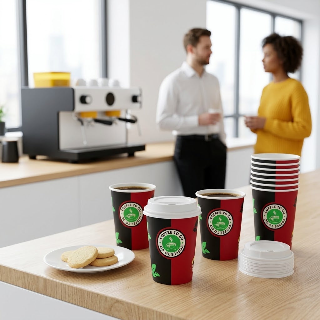 Kaffekrus med PP-låg, 0,2L - 500 stk.