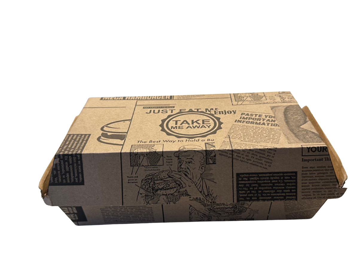 Sandwich- og forårsrulleæske IP10 KRAFT
