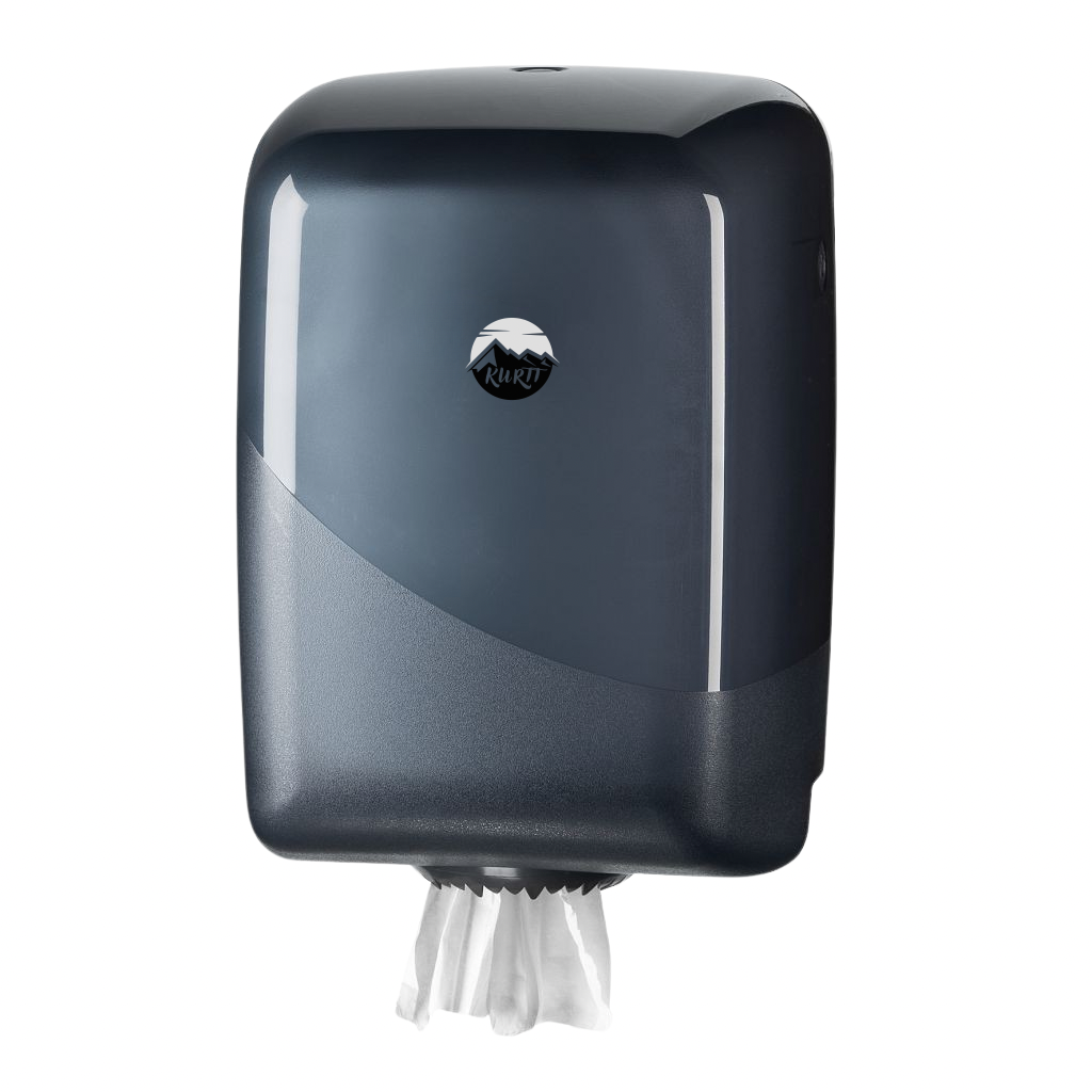 Midi dispenser for cleaning paper - Black