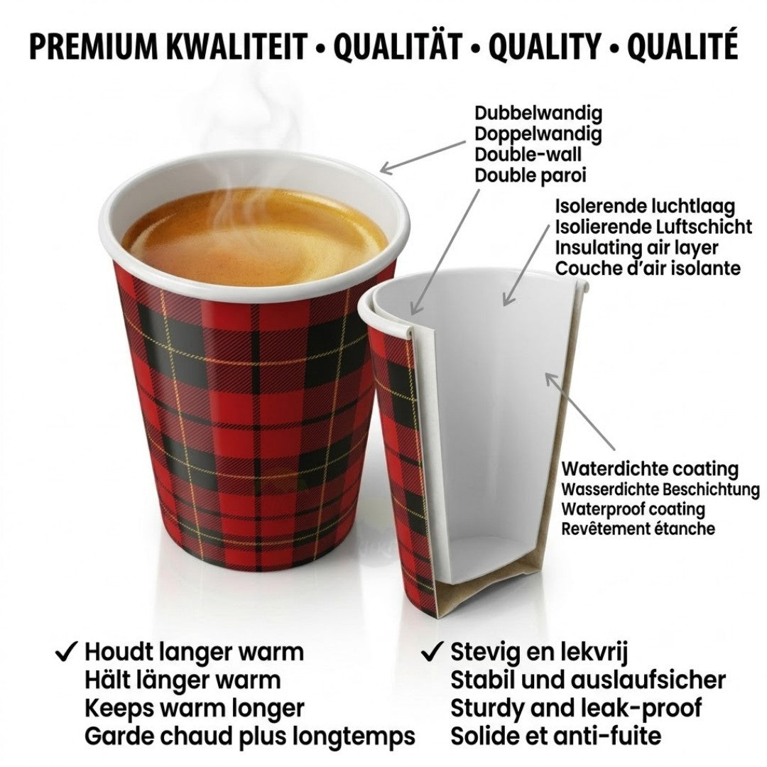 Kaffekopper 180 ml 7,5 oz - 2500 stykker