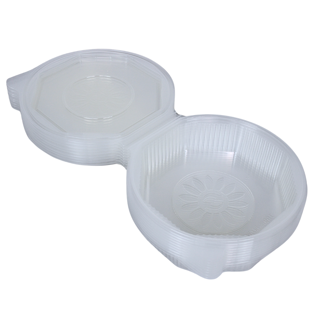 ripboxx® MEAL's Clapshell PP Transparent | 1 rum, 2 rum & 3 rum