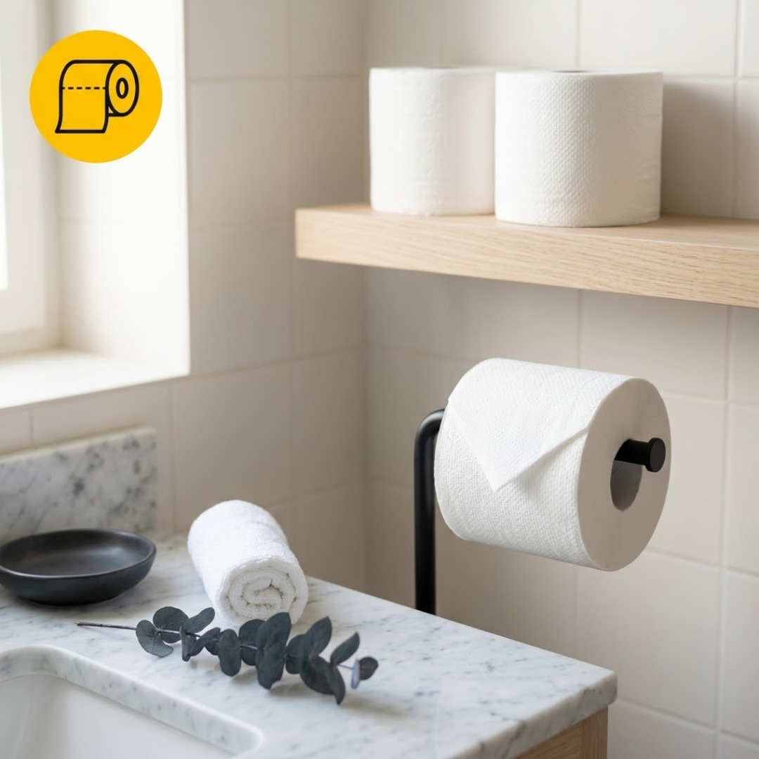 Toiletpapir 3-lags 250 ark eco – Blødt wc-papir cellulose