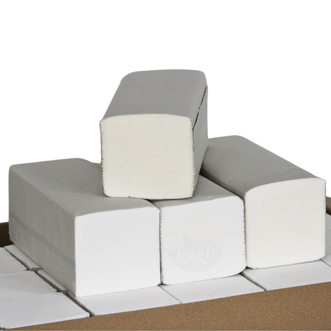 6400 Paper towels, white 2-ply 24 x 21 cm Z-fold (40 x 160 sheets)
