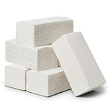 1000x (tissue) papirshåndklæder 2-lags 24 x 21 cm Z-fold ( 5 x 200 ark) egnet til dispenser