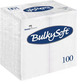 Servietter Bulkysoft 1/8 gange - 100 stykker