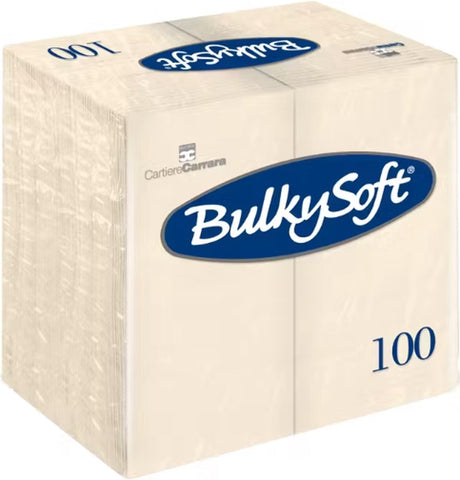 Servietter Bulkysoft 1/8 gange - 100 stykker