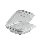 Salad containers 125cc with fixed lid - 100 pieces