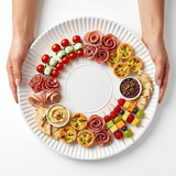 Tallerkener af karton 30cm – 50 stk. XL engangstallerkener catering