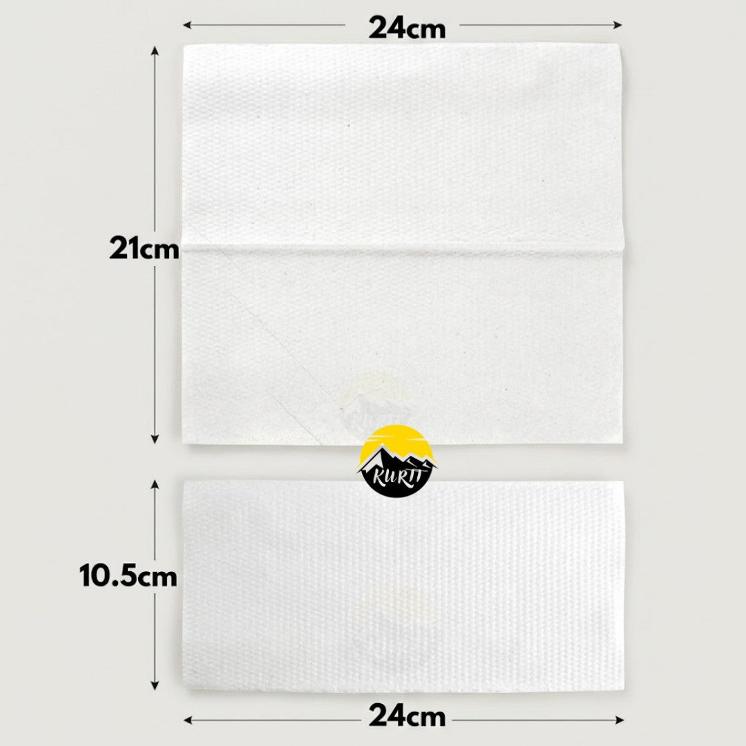Papirhåndklæder Z-fold 2-lags cellulose – 3200 stk. 24x21cm