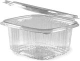 Saladebakjes 375ml Transparant – 500 Stuks met vaste Deksel | Sausbakjes
