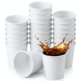 Espressobægre 120ml (4 oz) hvid - 100 stk. | Lækfri inkl. SUP