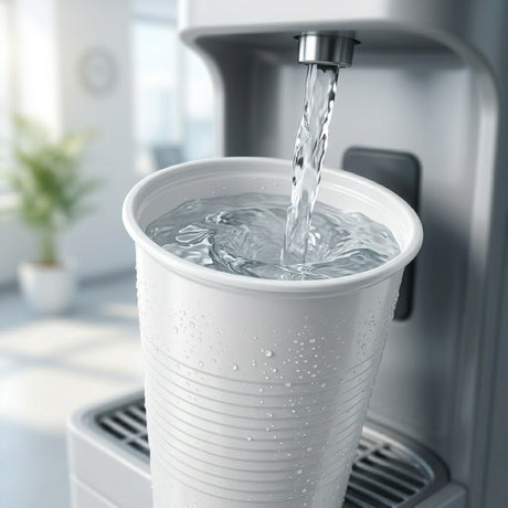 Engangs drikkekopper hvid 0,2L - 100 stykker