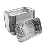 Aluminiumscontainer R65-650L med låg - 100 stykker