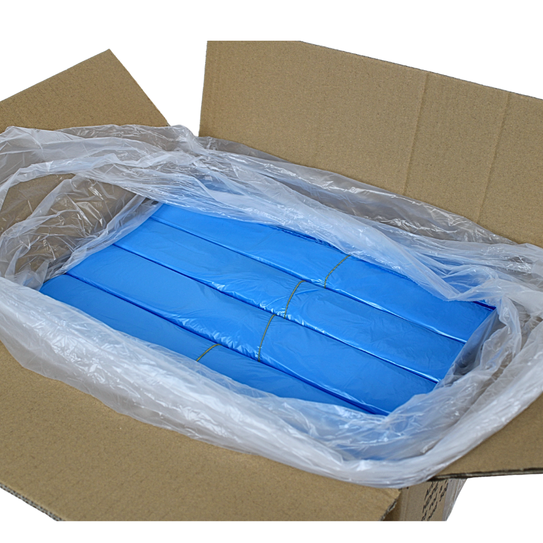 HDPE Zakken 70 x 110 cm – Blauw – Type 25 (op rol) - 500 stuks