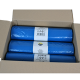 LDPE Afvalzakken 70 x 110 cm – Blauw – Type 60 (op rol) - 200 stuks