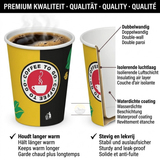 Kaffebægre 200ml karton to go – Engangsbægre inkl. sup