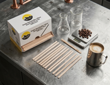 Houten Roerstaafjes Kurtt – Dispenser met 1000 Stuks voor Koffie & Thee