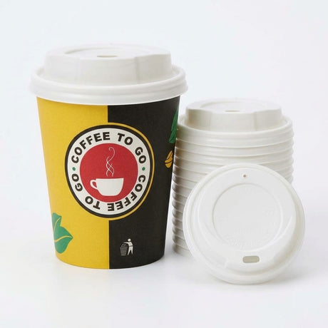 Kaffebægre guld 200ml karton to go – 1000 stk. engangsbægre