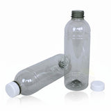 rPET-flaske 1000ml med orange hætte | BPA-fri & fødevaresikker - 15 stk.