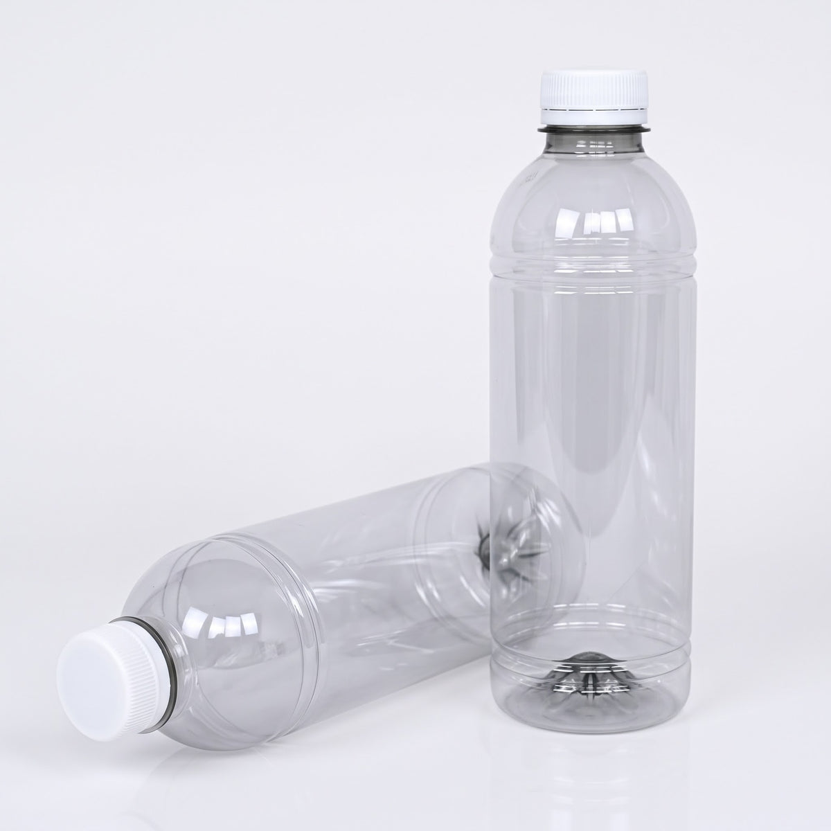 rPET-flaske 1000ml med orange hætte | BPA-fri & fødevaresikker - 15 stk.