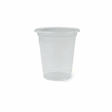 Shotglas af plast 20cc PET - 1200 stk | Shotglas til engangsbrug med påfyldningslinje 2cl Solid Transparent