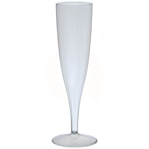 Champagneglas Plastic Hard PS 135ml - 10 stykker | Genanvendelig Plastic Champagne Flute Transparent Party Event