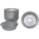 Aluminiumscontainer C801-770L runde med låg - 100 stykker