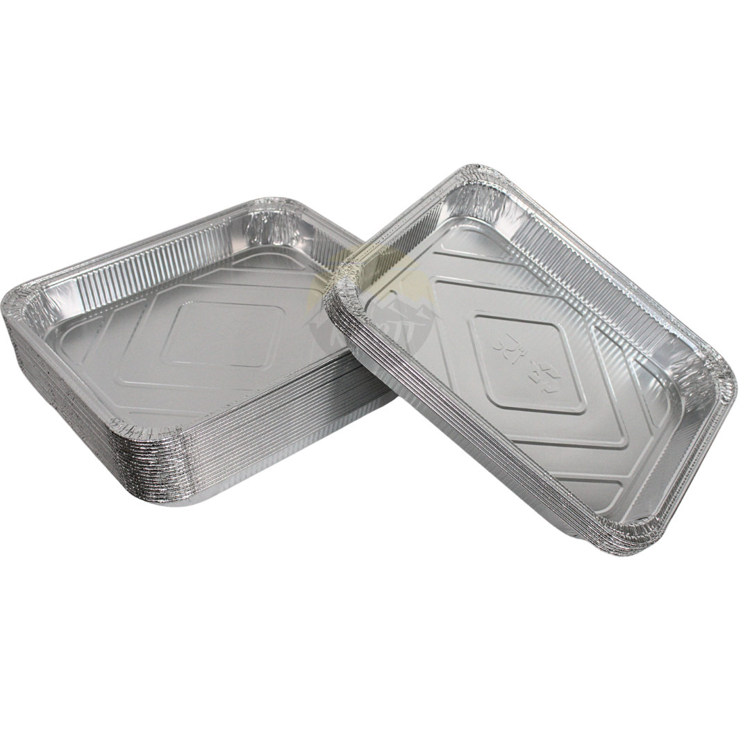 Menu skål aluminium 2660 ml - 50 stykker