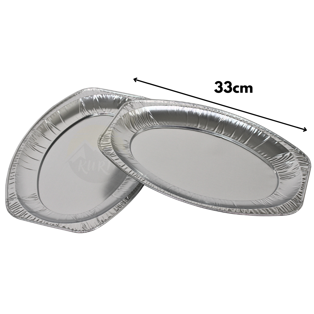 Aluminiums serveringsskål 33 cm - 100 stykker