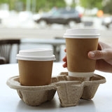 Coffee cup lids 80mm Ø white - 1000 pieces incl. SUP