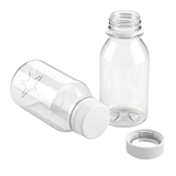 rPET-flaske 250ml med orange hætte | BPA-fri & fødevaresikker - 40 stk.