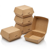 Burgerboks STOR kraft - 100 stk.