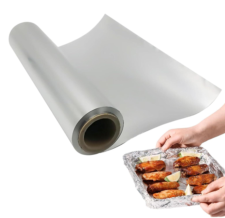 Aluminiumsfolie 45 cm (14 mikron) + cutterbox, ekstra stærk 1.6kg pr. rulle folie