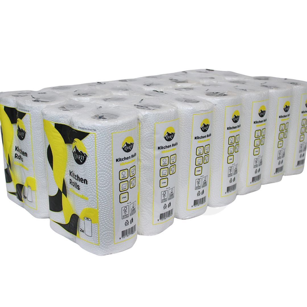 64 køkkenruller 2-lags 50 ark cellulose - køkkenrulle Horeca Bulk
