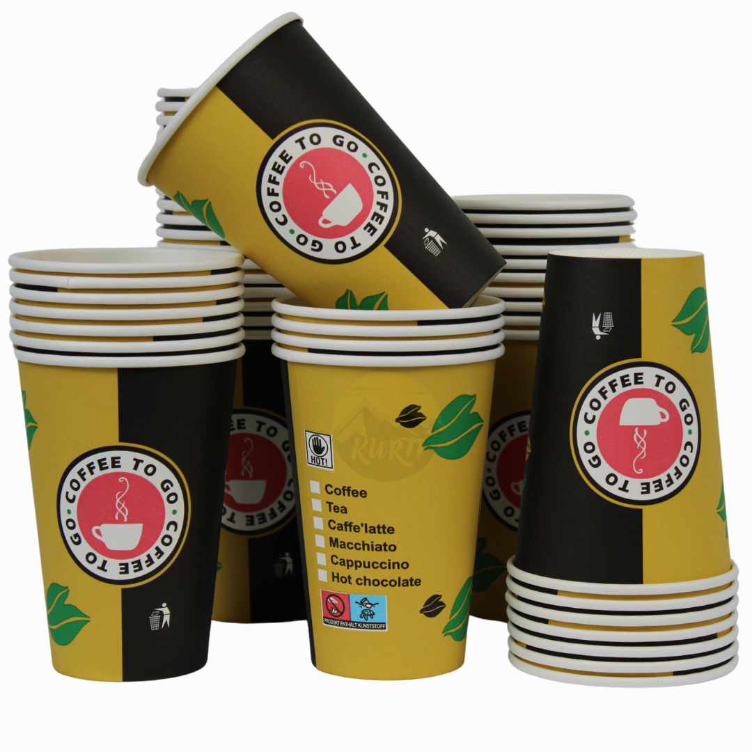Kaffekopper 300 ml 12 oz - 1000 stykker