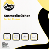 4000 lommetørklæder, 2-lags, 20x20 cm værdipakke, (40 x 100) papirlommetørklæder, FSC og miljømærkede - rengøringsservietter