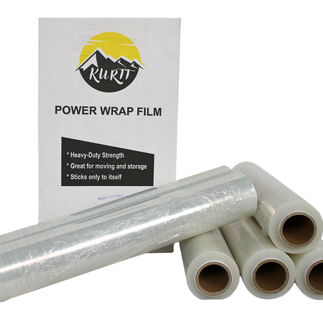 Kurtt - krympefilm - indpakningsfilm 23 mikron, 50 cm x 300 meter - ensidig klæbemiddel