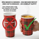 Kaffekopper 180 ml 7,5 oz - 2500 stykker