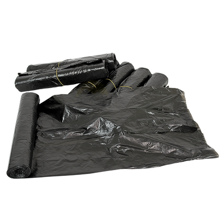 HDPE Pedaalemmerzakken 50 x 55 cm (25L) – Zwart – Type 15 (op rol) - 1000 stuks