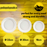 Papplader 23 cm - 100 stykker