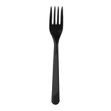 Genanvendelig gaffel sort 16 cm
