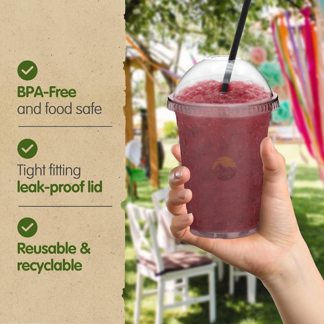 Smoothie Cup 300 ml - 100 stykker inkl. Sup