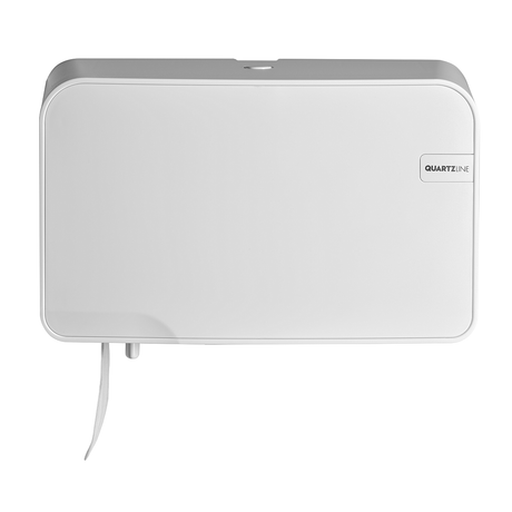 Quartzline Duo Toilet Roll Dispenser | Kompakt rulle traditionel - kvarts