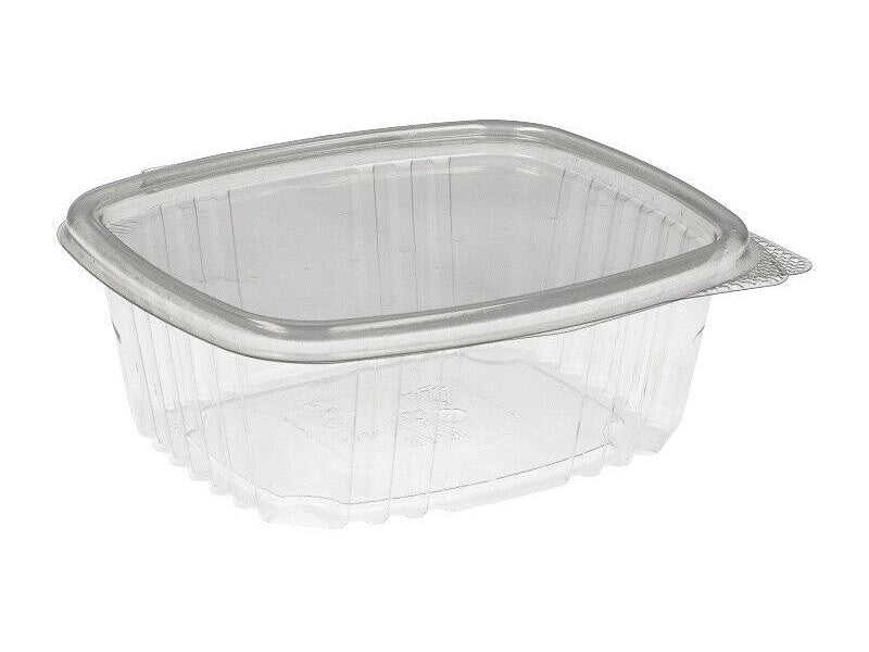 Salad box with hinged lid 500ml - 50 pieces