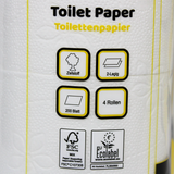 Toiletpapir, toiletpapir, 2 -lag - 200 ark