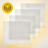 Toiletpapir 4-lags (cellulose) blødt wc-papir med luksuriøst look og høj absorptionsevne. 150 ark pr. rulle